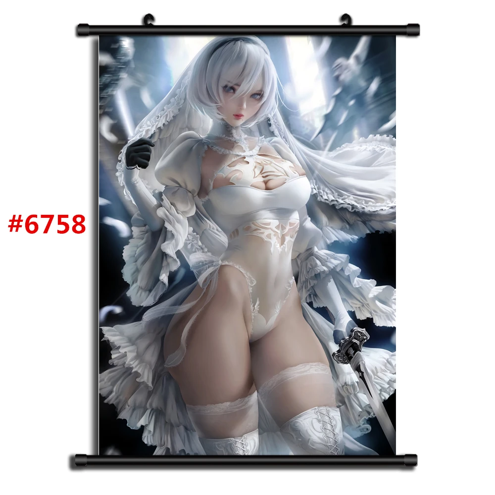 Nier Automata Yorha No.2 Type B Playstation Game Poster Anime Posters Canvas Painting Wall Decor Wall Art Picture Home Decor