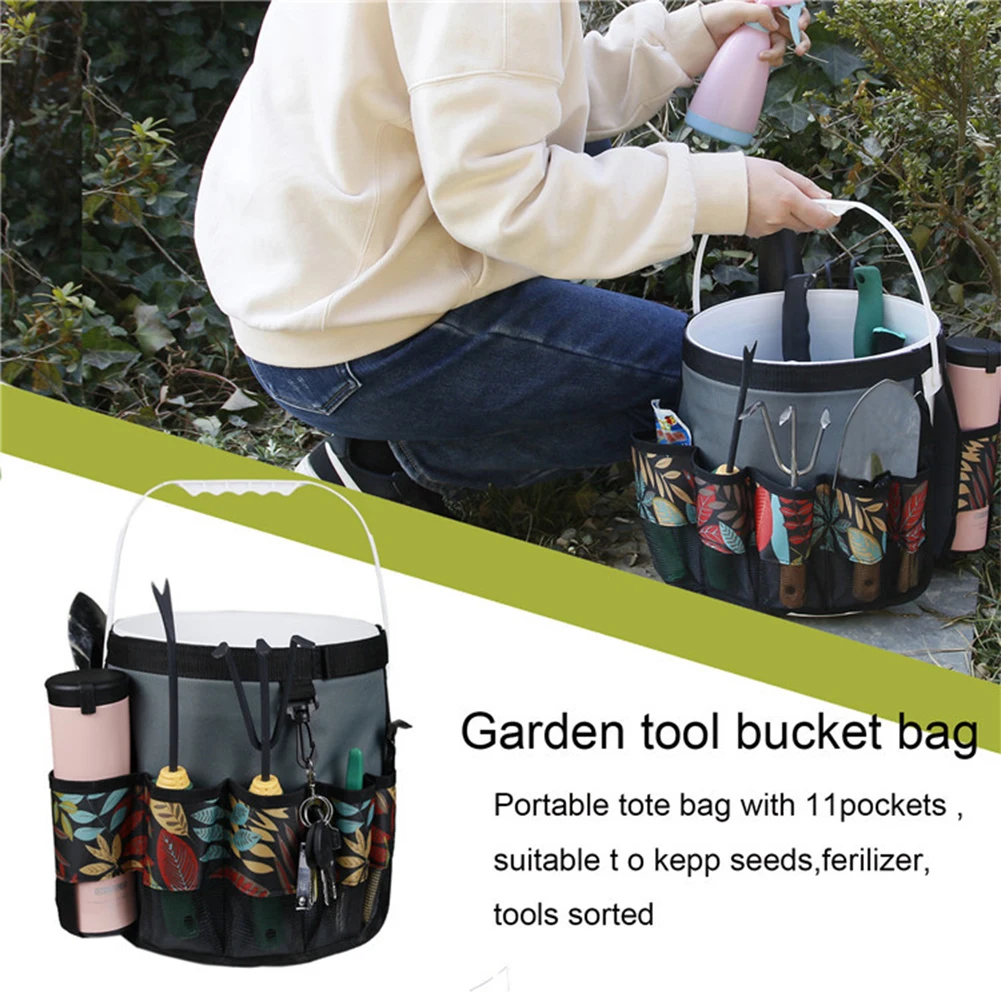 35*27cm Garden Portable Large-Capacity Tool Bag 5 Gallon Tying Bucket 600d Oxford Cloth New Product Tools