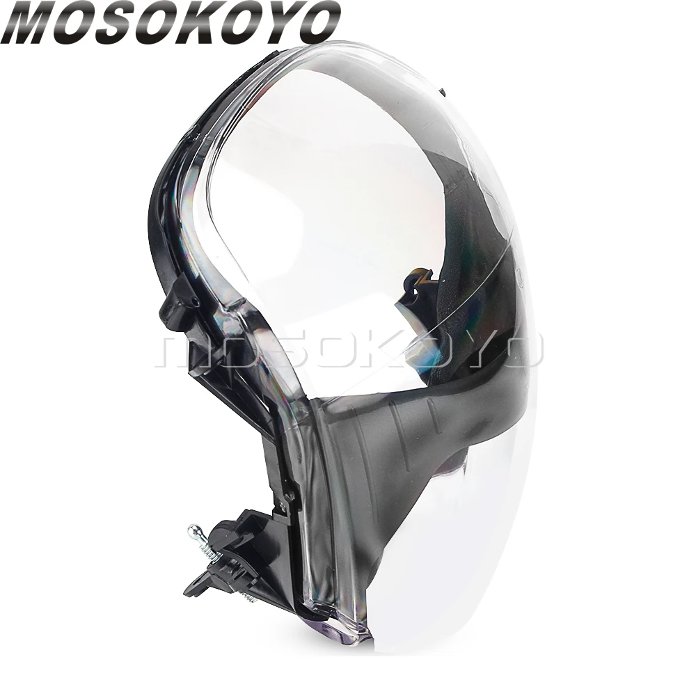 Soczewka reflektora motocyklowego do Zip 100 98 4T Zip 50 2T AC 49 DT TT LC SP 4T 49 4T Zip 125 124 1992-2017 Osłony reflektorów skuterów — zdjęcie 5