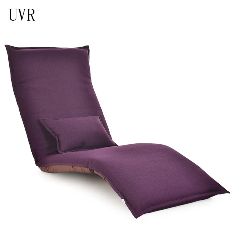 UVR Creative Lazy Sofa Single Tatami Long Folding Removable And Washable Bay Window Chair Leisure Backrest Japanese Fabric Bed