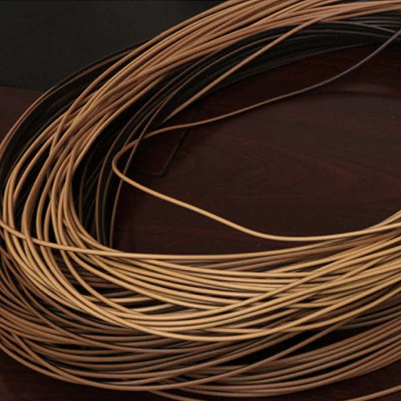 10 Meters 3mm Round PE Gradient Synthetic Rattan Handmade Weaving Material For Knit Repair Furniture Chair Sofa Table Basket