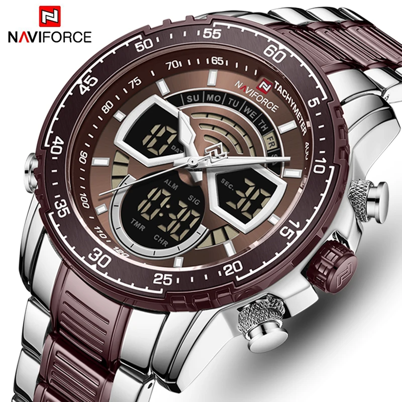 NAVIFORCE New Watch Men Fashion Sport Quartz Clock Brand Mens Watches Luxury Military Waterproof Wristwatch Relogio Masculino