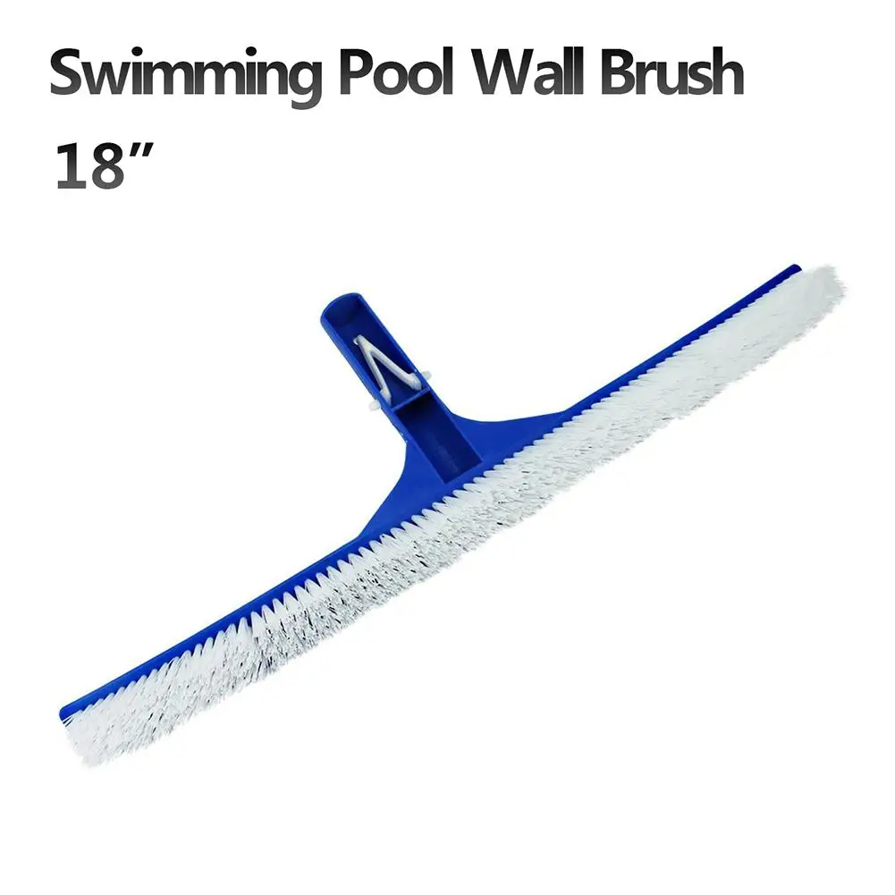 46cm Swimming Pool Brush Outdoor Durable Curved Pool Cleaner Vacuum Algae Cleaning Brush Head For Pool Cleaning Tools