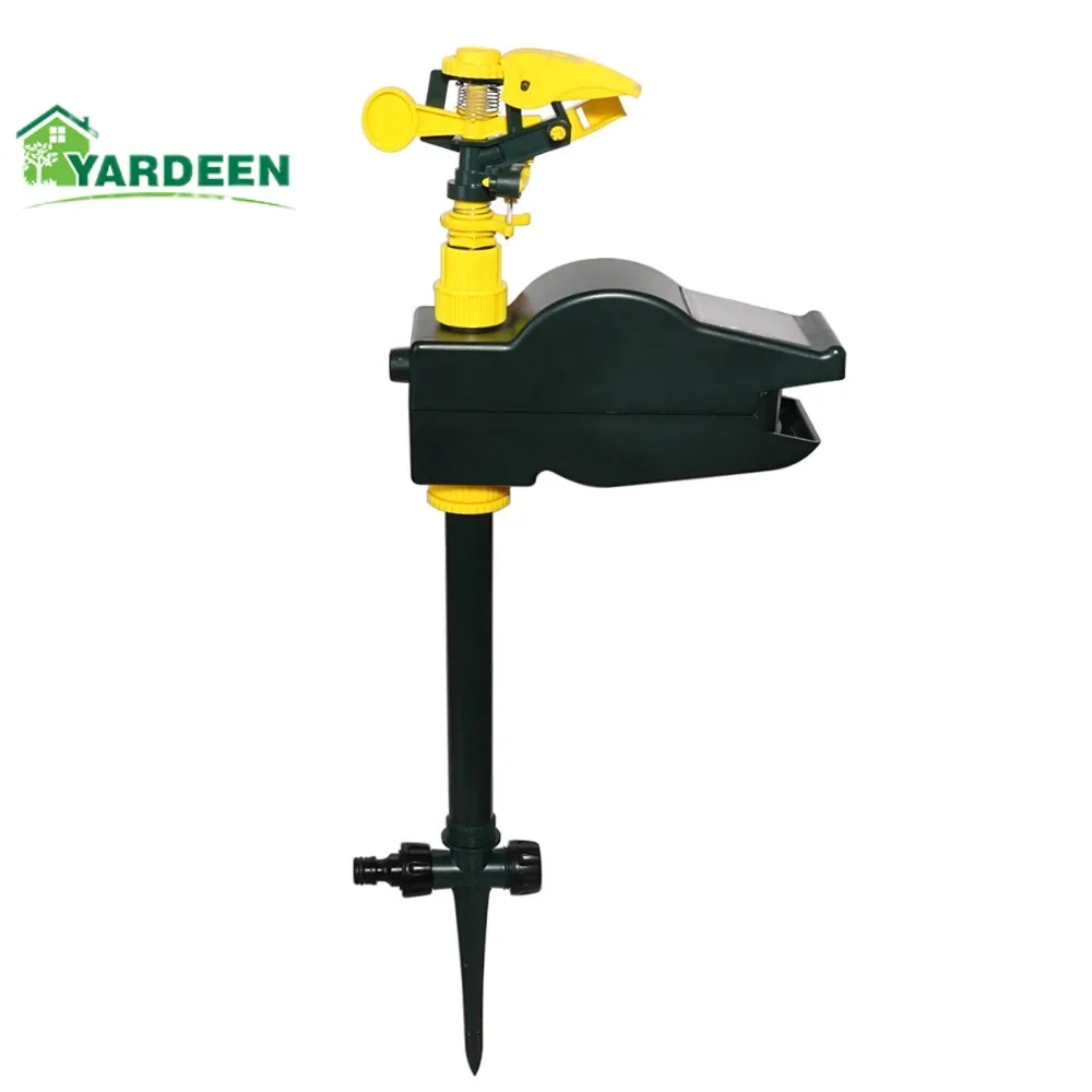 Yardeen Garden Solar Motion Jet Spray Animal Repeller Dog、Cats Repellent Solar Motion Activated Powerful Pest Control Repellent