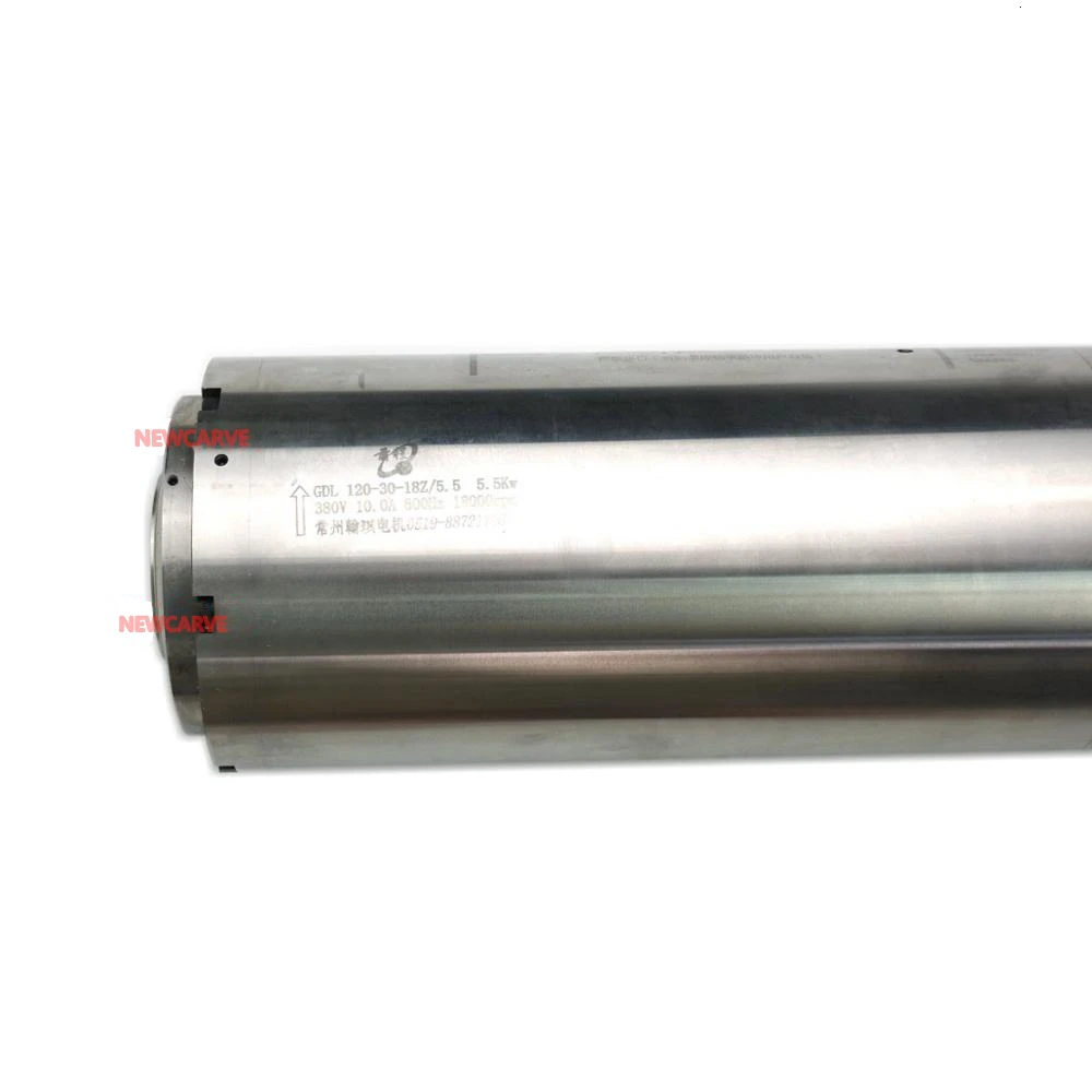 ATC mandrino 5.5kw BT30 18000rpm mandrino raffreddato ad acqua HQD GDL120-30-18-5.5 cambio utensile automatico CNC per il taglio dei metalli 220V 380V