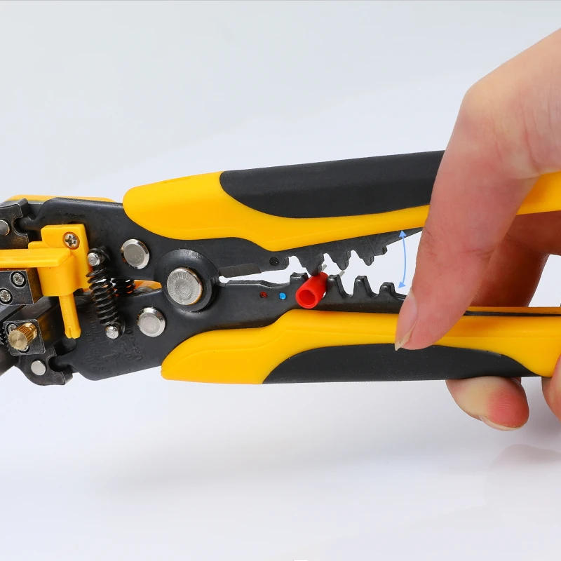 Wire Stripper Clamp Adjustable Stripping Length Wire Cable Cutting Multi-Functional Stripping Terminal 0.2-6mm Tool