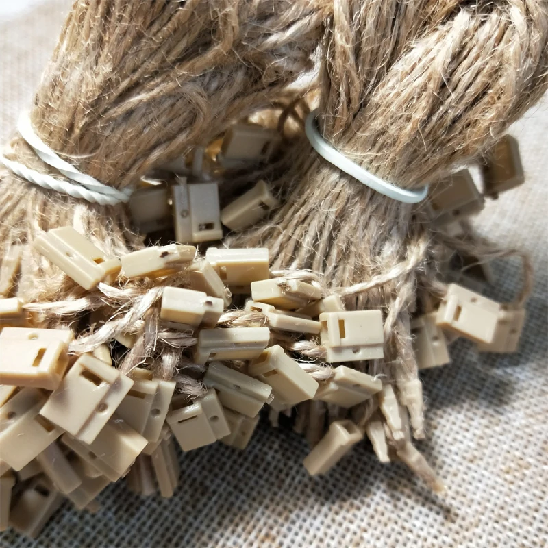 Wholesale Of New Hemp Rope Hanging Beads In Stock For DIY Clothing Kraft Paper Hanging Tags 1000 Coarse Hemp Hanging Ropes