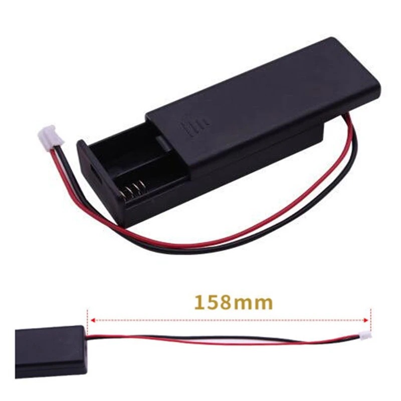 2pcs/lot Micro:bit Battery Holder Case Battery Cover Box Shell 3V PH2.0 Interface for Microbit AAA Batteries with 158MM Cable