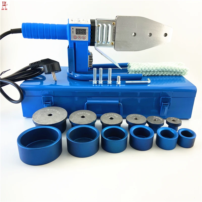 New 20-63mm 1000W AC 220V Digital Display Devices Plastic Weld Pvc Ppr Pe Pipe Tube Welding Machine