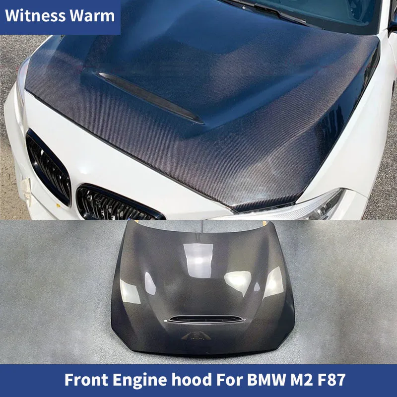 for M2 Engine Bonnet for Bmw M2 Gts Carbon Fiber Engine Cover 2015-2019 for Bmw F87 M2 Carbon Fiber Engine Hood