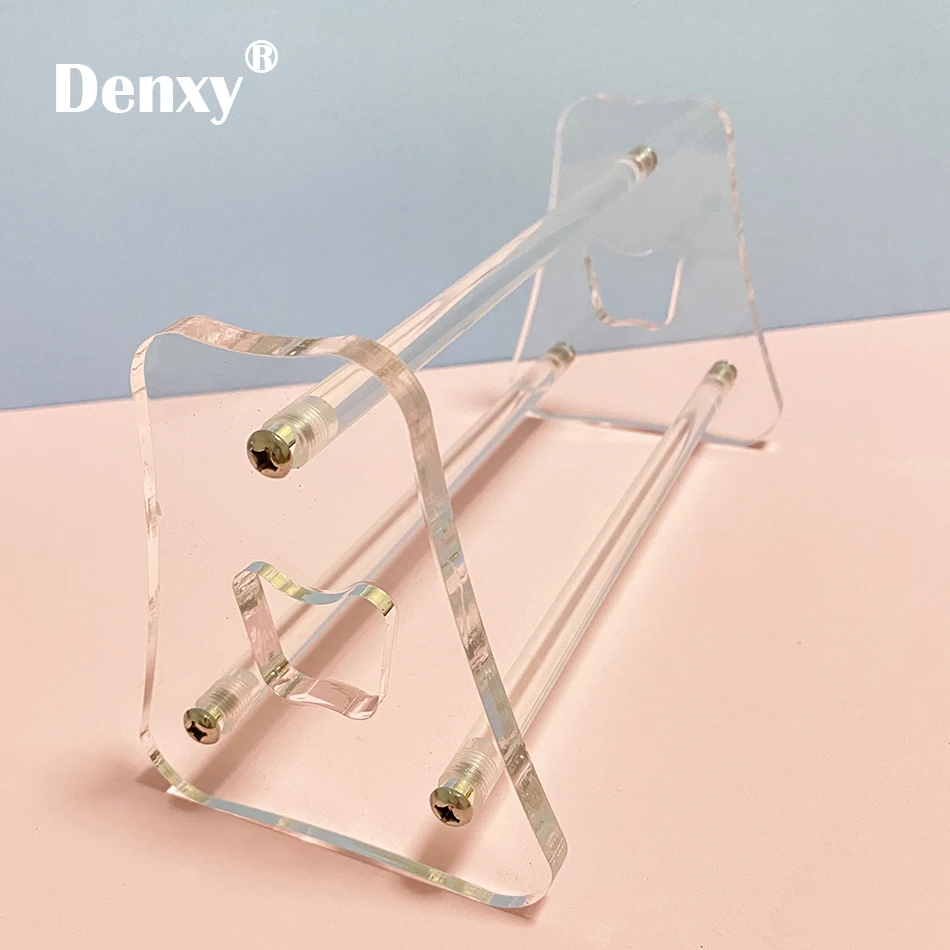 Denxy 1pc pinze dentali scaffale acrilico trasparente portautensili PliersShelf strumento pinze dentali Rack staffa ortodontica dentale