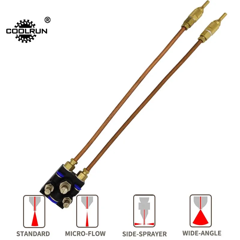 레드 구리 튜브 미스트 냉각수 윤활 스프레이 시스템, CNC 선반 밀링 드릴 기계, 금속 절단 조각 냉각 기계
