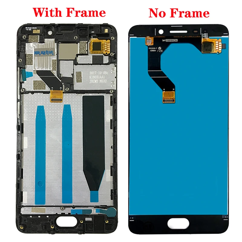 AAA Quality M721H LCD For Meizu M6 Note LCD Display Touch Screen 5.5'' With Frame Assembly For Meilan M6 M721Q Screen Repair