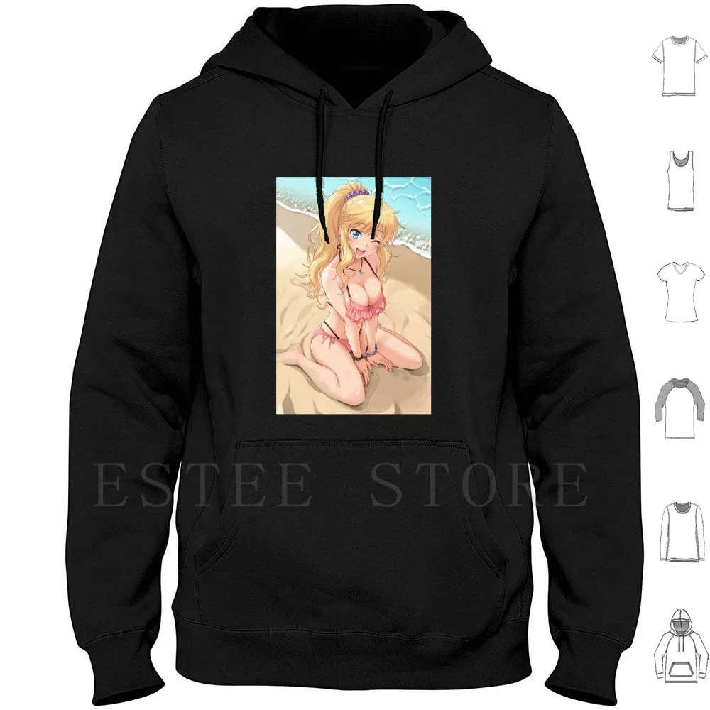 Sexy Girl-Hentai Hoodie Long Sleeve Hentai Ecchi Sexy Girl Anime Memes Kawaii Manga Anime Girl Death Note