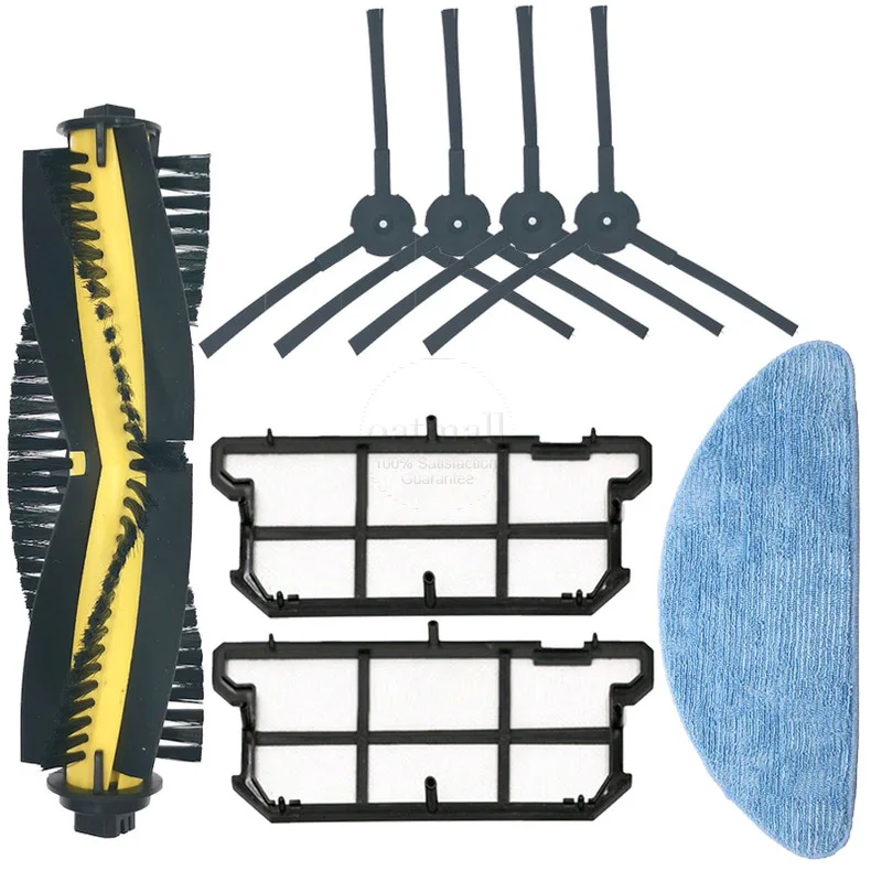 Für ILIFE V7S Plus Zubehör Ersatzteile Roboter Staubsauger Ersatz Kit Verbrauchsmaterialien Mian Pinsel Hepa-Filter Lumpen – Detail 3