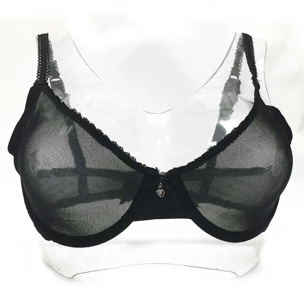 YBCG Transparent Women Bra Lace Mesh See Through Stretch Sexy Bra panty For Women Fashion Ladies Bras Panties Sale Separated