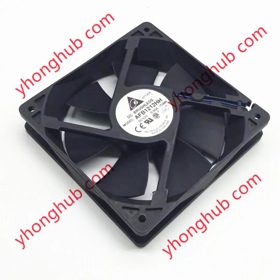 

Delta Electronics AFB1212HH T5MK DC 12V 0.50A 120x120x25mm Server Cooling Fan