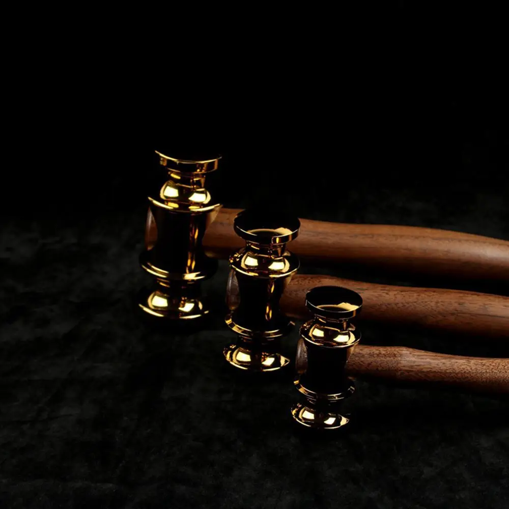 All is Hammer 18K gold coated Solid Brass hammer Mallet Hand Tools Gavel Leather Craft Tool Judge harmmer 3 sizes available