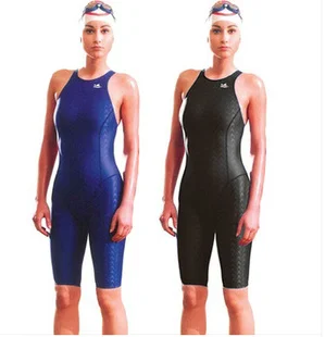 Yingfa FINA Approved One Piece Competition Swimwear Sharkskin Racing Swimsuit Swimming Suit For Women Plus Size XS-XXXL