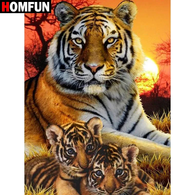 HOMFUN Art 5D Diy Diamond Painting 