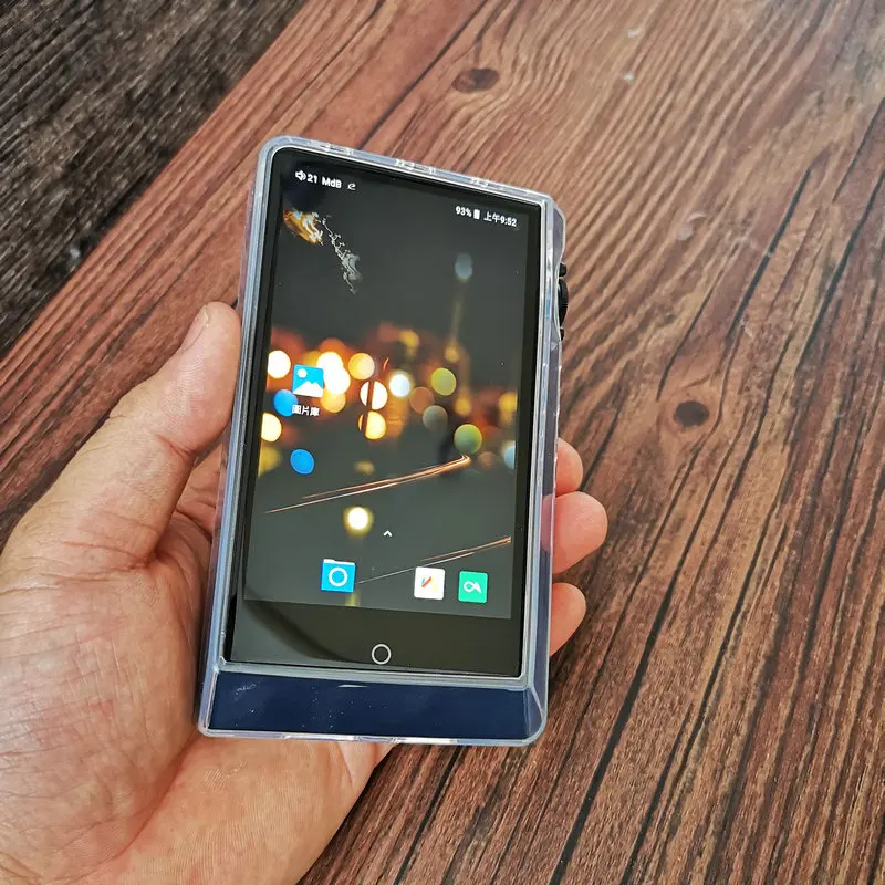 Dla Cayin N6ii przezroczysta obudowa tpu z osłona ekranu przedniego szkło hartowane i tylna osłona ekranu szkło hartowane dla Cayin N6II