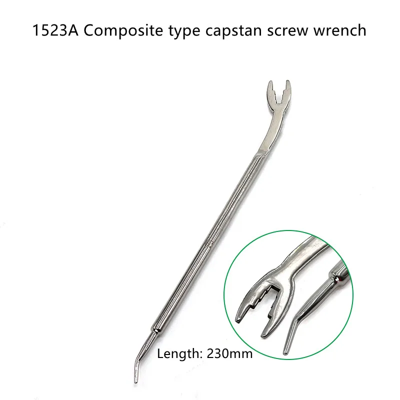 Xuan Gong piano keyboard repair tuning tool 1523  Composite type Capstan screw Wrench