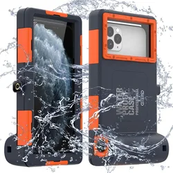 15 Meter Waterproof Diving Case for iPhone 11 12 13 14 15 Pro Max 6 7 8 Plus X XR XS Max Unter Water Swimming Case for Samsung