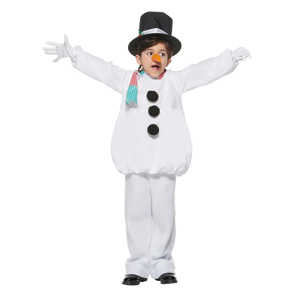 Snailify Kid Snowman Costume Toddler Christmas Costume Child Snow Boy Baby Outfit