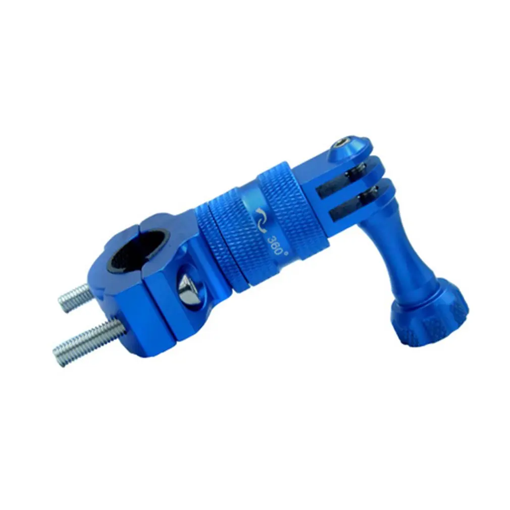 Soporte de teléfono para bicicleta, accesorio Universal giratorio de 360 grados, con abrazadera de Metal para manillar de motocicleta, para cámara de acción MTB Gopro