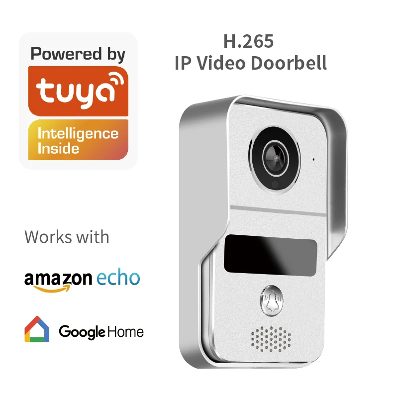 New Version Tuya  2MP 1080P POE IP Doorbell Intercom Wirelss WIFI  Video Door Phone Mobile Remote Control Access Control System