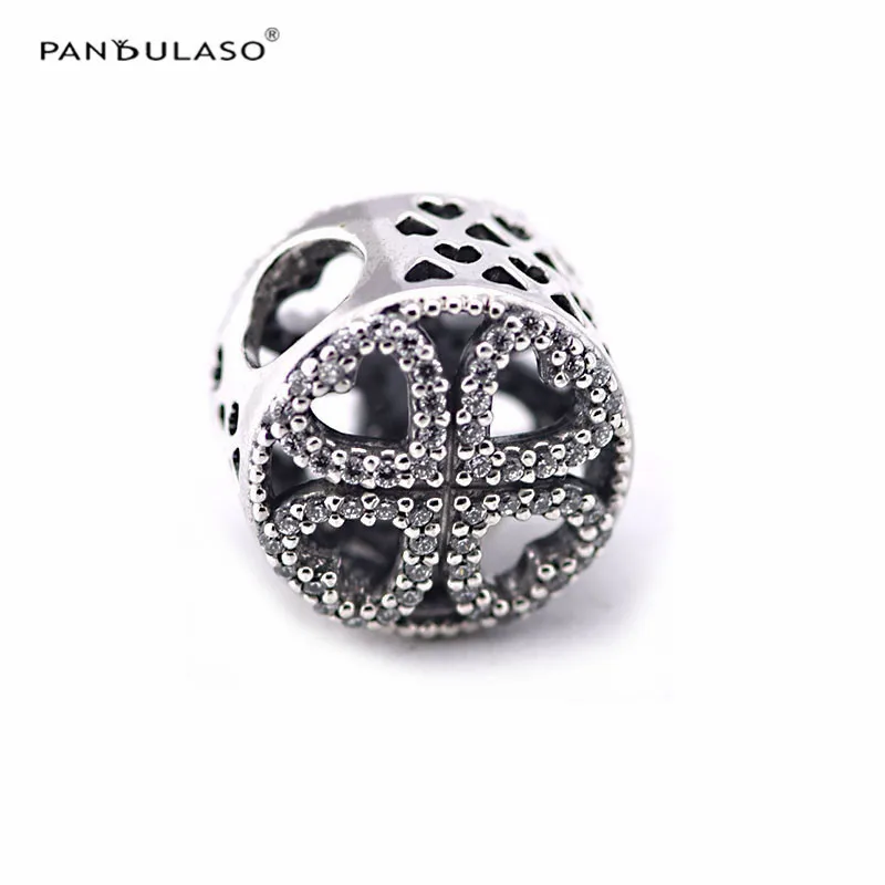 

Hollow Clover Beads For Jewelry Making Woman DIY Charms Fits Original Bracelets 925 Sterling Silver Jewelry Bead