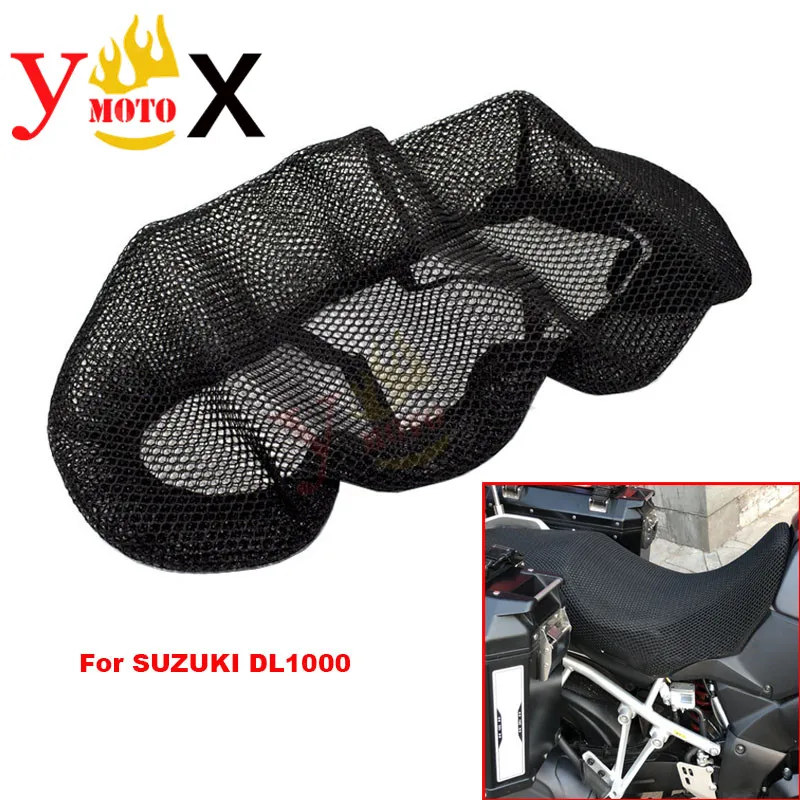 

Motorcycle V-STROM 1000 3D Mesh Seat Cover Cushion Guard Pad Insulation Breathable Sun-proof Net For SUZUKI VSTROM 1000 DL1000