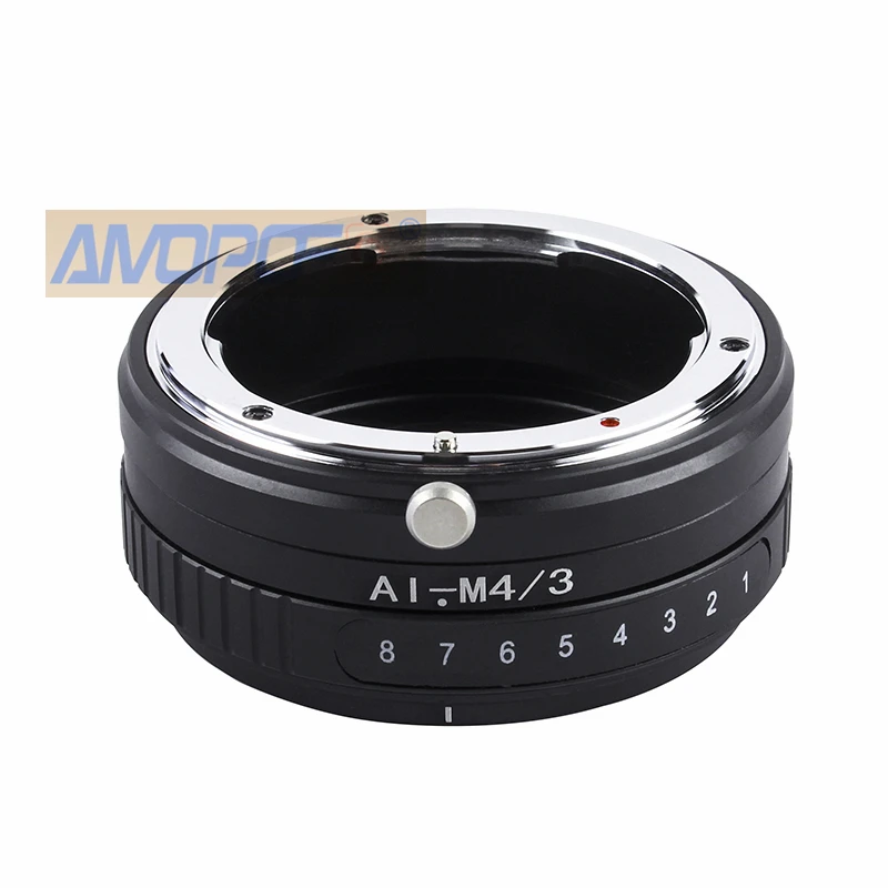 Nikon to M4/3 Tilt Lens Adapter,Nikon Ai Mount Lens to Micro 4/3(MFT, M4/3) Mount Camera, Such as for Olympus EP1,EP2,EP3,EPL1,E