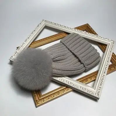 2023 nuovo cappello di pelliccia naturale pom pom cappello invernale di moda per le donne della ragazza berretti caldi cappello di pelliccia di