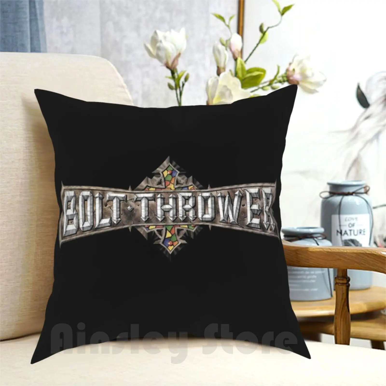 Untitled Pillow Case Printed Home Soft Throw Pillow Bolt Thrower Thrower Thrower Sport Athlete Javelin Javelin Field