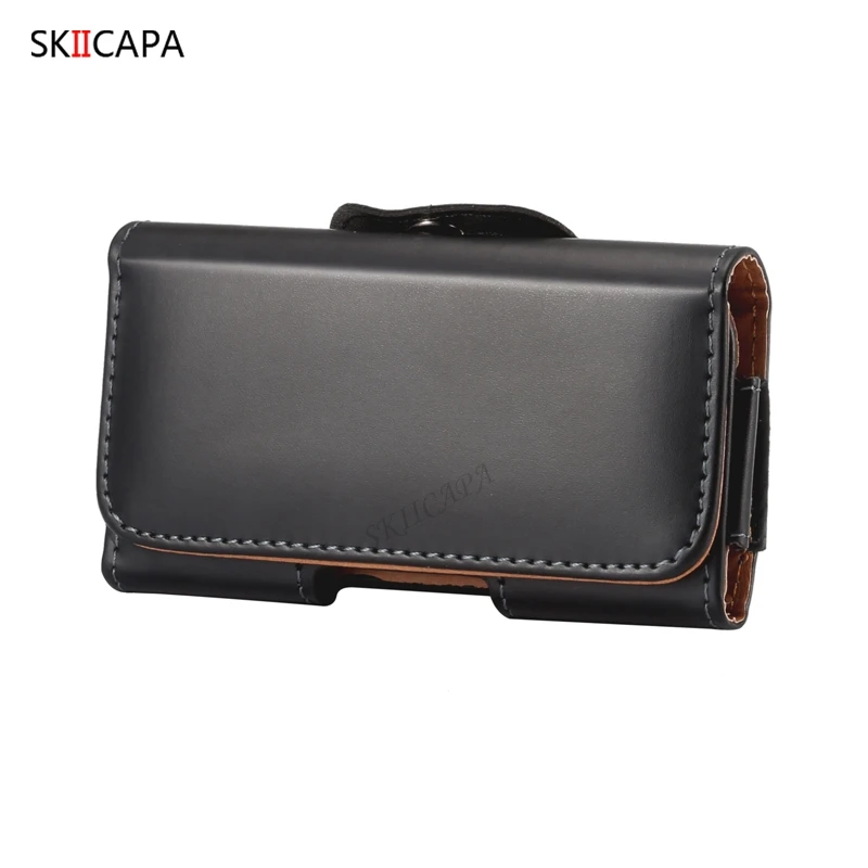 Etui na telefon Nokia 106 8110 3310 130 105 150 230 225 220 515 208 3011 6.1 7.1 5.1 5.3 6 2018 Etui na telefon z klipsem do paska Skórzana torba na telefon — zdjęcie produktu 5