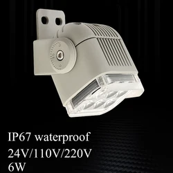 LED 공작 기계 작업등, 24V 110V 220V 스포트라이트, IP67 방수 조정 베이스 차고, 자동 수리 CNC 레이저 절단 선반