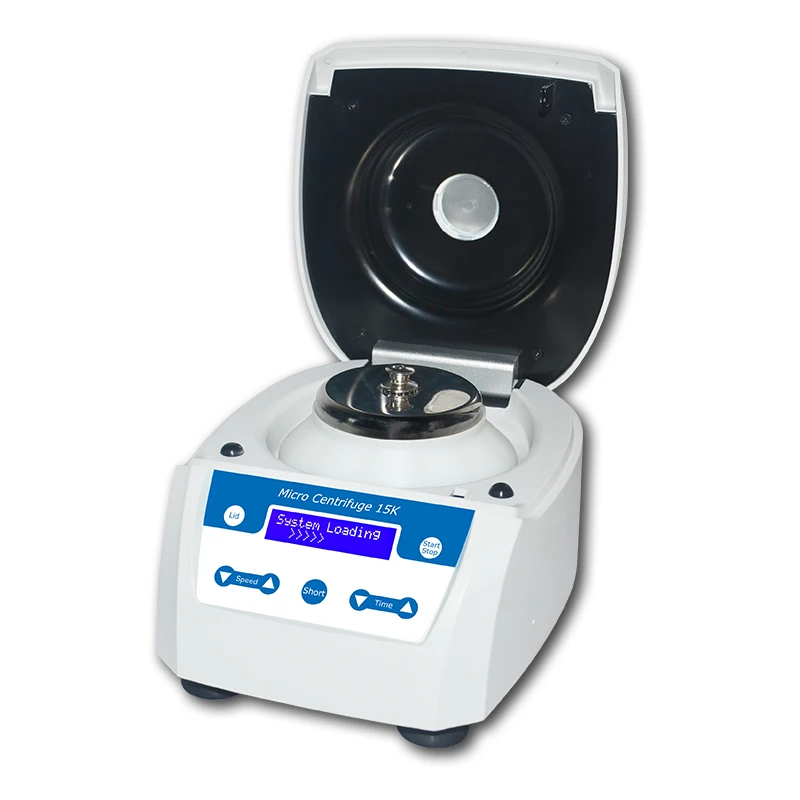 15000rpm Lab High Speed Portable Micro Mini Centrifuge Machine with 0.5ml 0.1ml 1.5ml Tubes HL-15KS