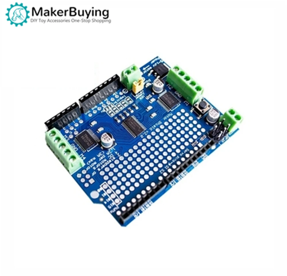 

Motor / Stepper / Servo Shield v2 DC stepper motor servo drive module For Arduino Robot PWM Uno Mega R3 Replace L293D