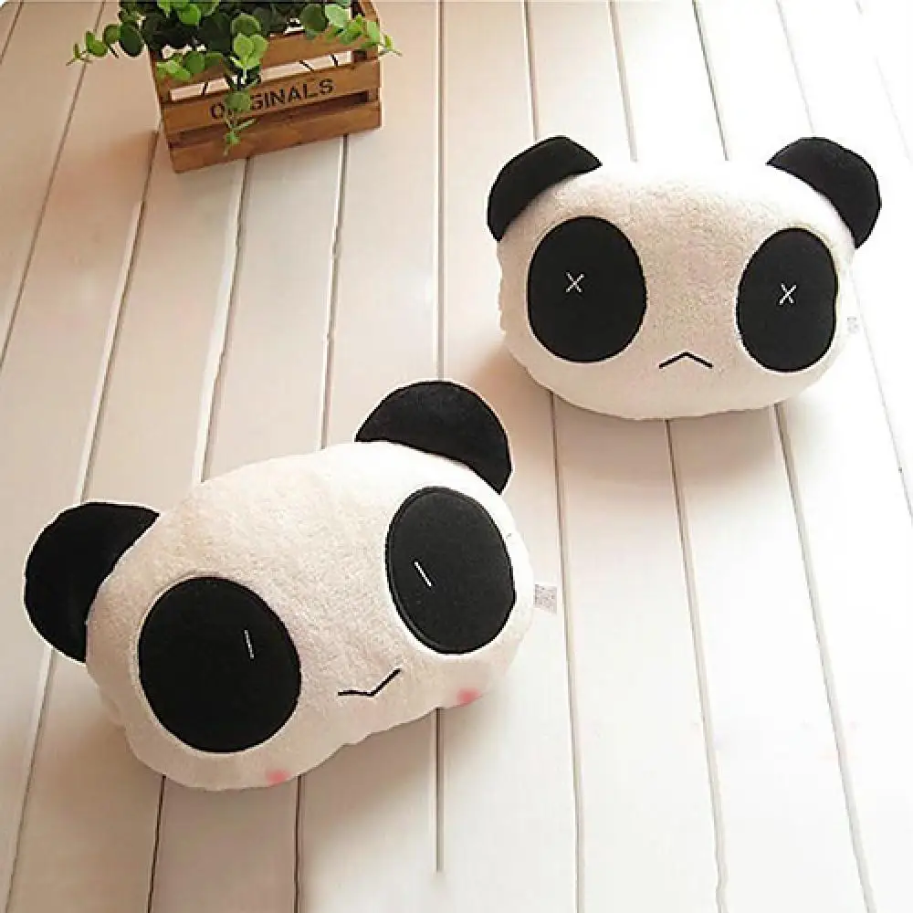 1pc Lovely Creative Panda Auto Car Neck Headrest Pillow Rest Cushion Headrest Pillow Mat for Children Adults Car Accessories