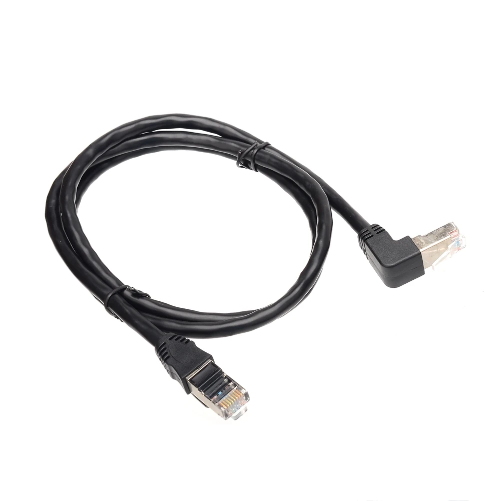 Podwójne łokieć w dół i w górę pod kątem 90 stopni Cat5e CAT6 8P8C FTP STP UTP Cat 5e kabel sieciowy Ethernet RJ45 Lan Patch Cord 0.5m-5m