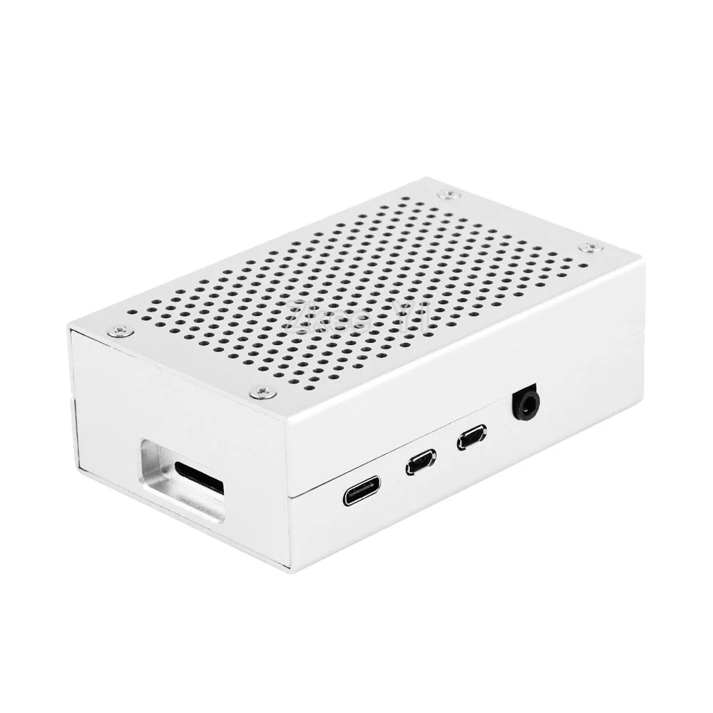 Ostatnie aluminium przypadku z radiatorem dla Raspberry Pi 4 Model B