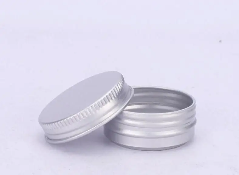 

15ml Aluminium Balm Tins Pot Jar 15g Comestic Containers with Screw Thread Lip Balm Gloss Candle Packaging Wholesale