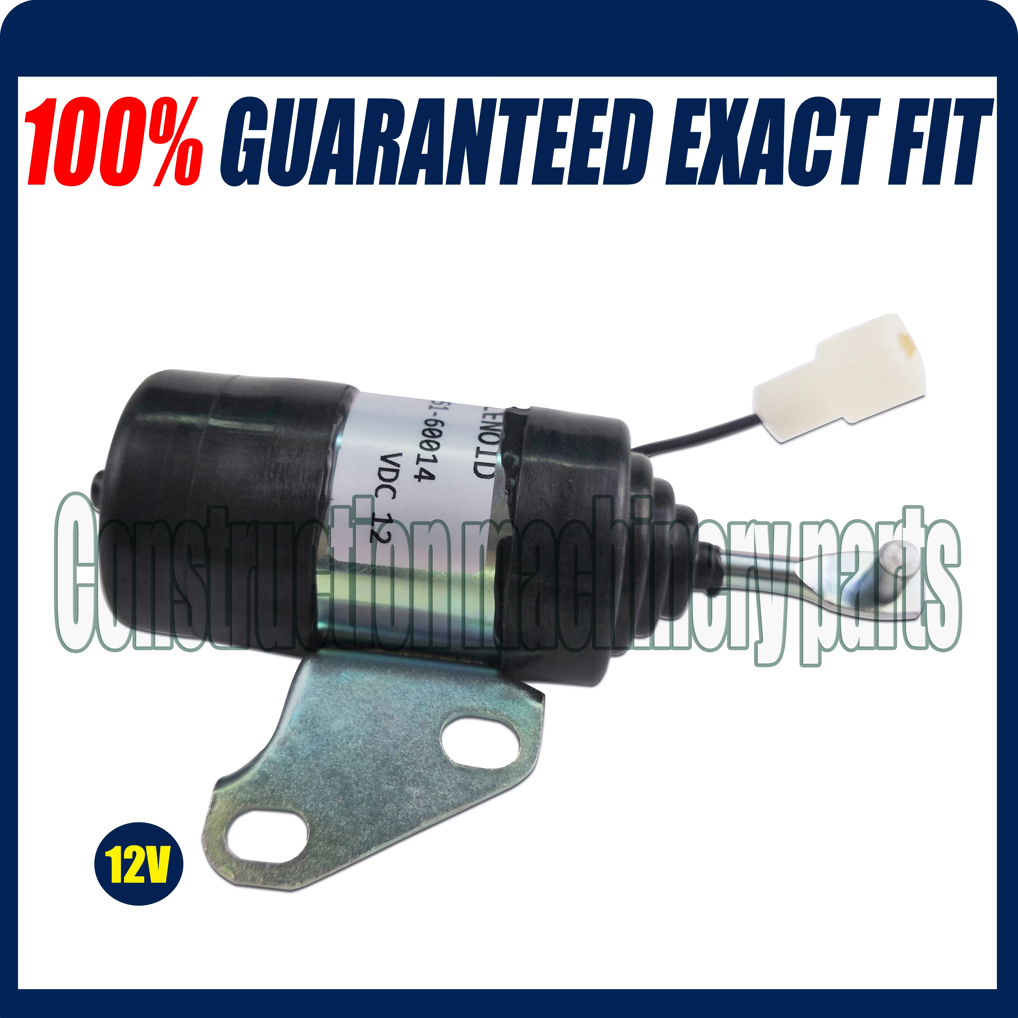 Stop Solenoid Valve 12V For Kubota BX1800D BX1830D Tractor D722 Engine 16851-60012 16851-60014