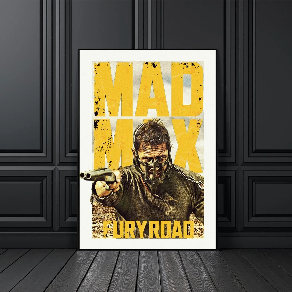 Mad Max Movie Poster Cover Canvas Print Custom Poster Home Decoration Wall Painting (No Frame)