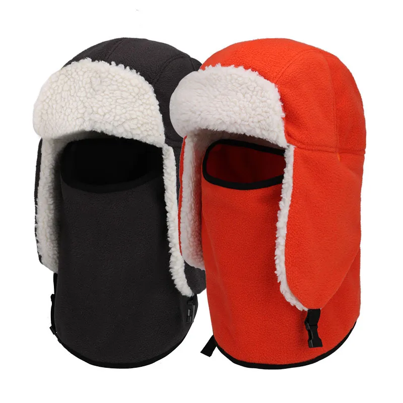 

Winter Balaclava Beanie Hat Earflap Bomber Hats Caps Scarf Face Mask Bonnet Windproof Thick Warm Snow Ski Outdoor Biker Caps