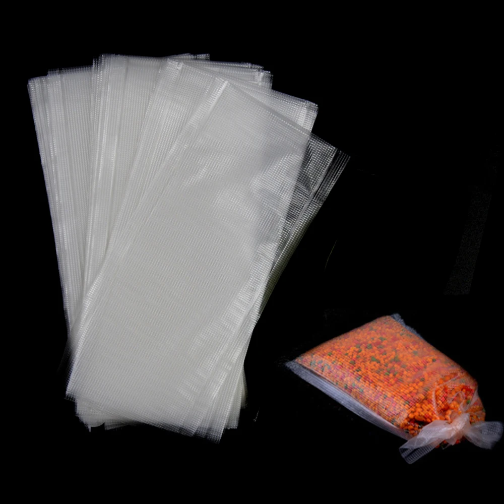 Bimoo 50pcs Veloce solubile in Acqua PVA Borse Carpa Esche Da Pesca Materiale di Pesca Alla Carpa Affrontare 5*10cm 7*10cm 7*15cm 8*12cm 12*16
