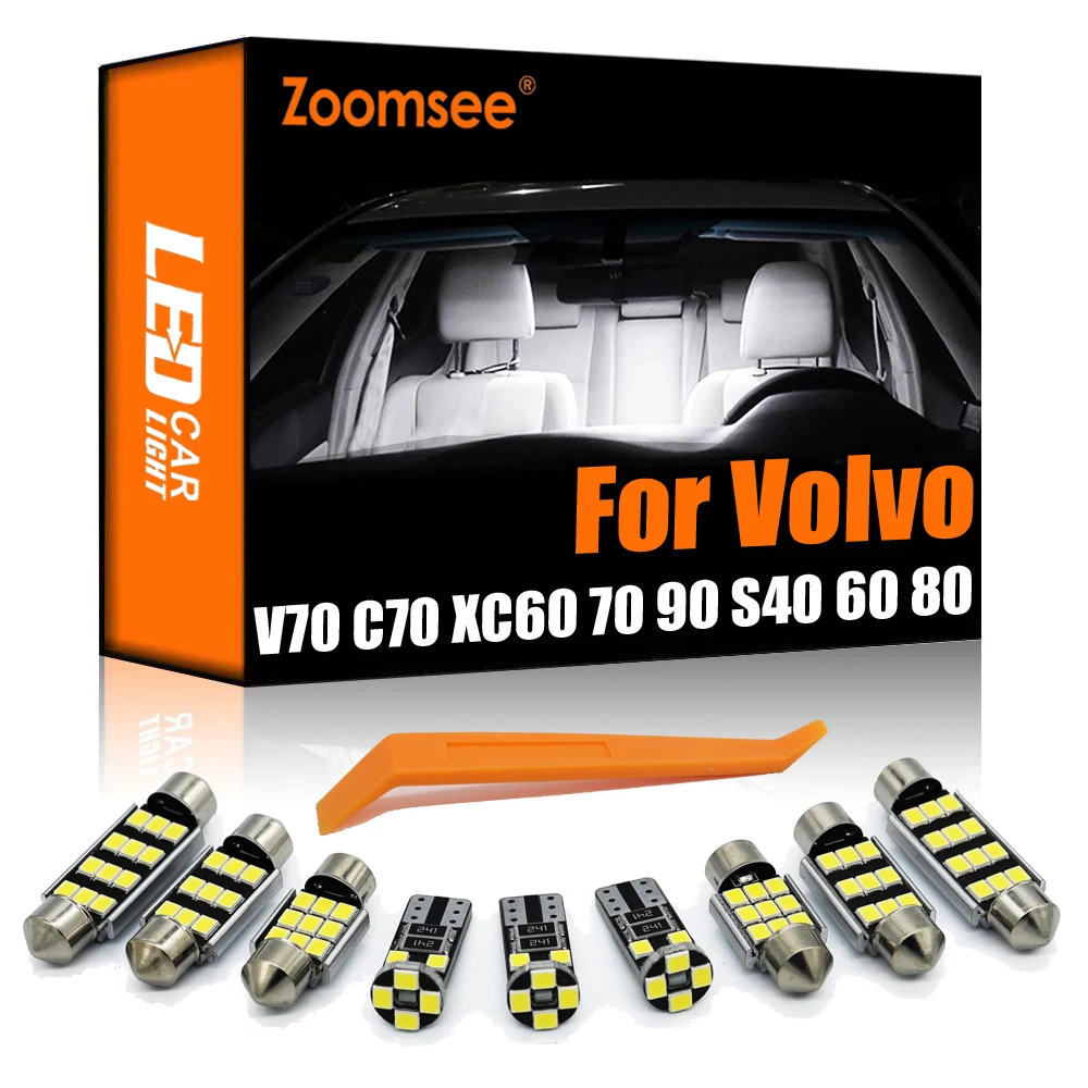 Zoomsee For Volvo V70 V50 V60 XC60 70 90 C30 C70 S40 S60 S70 S80 S90 Canbus Vehicle LED Interior Indoor Dome Reading Light Kit