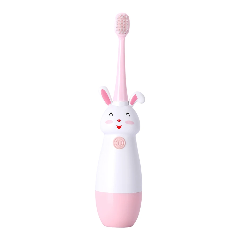 Dental Tools Children Electric Toothbrush Cartoon Pattern Kids with Soft Replacement Head Teeth Whitening