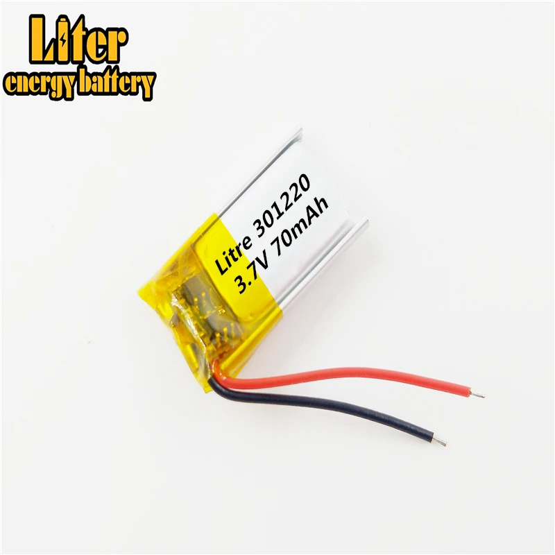 Литиевый аккумулятор лучшего бренда 3,7 в Bluetooth-гарнитура 031220 301220 70 мА · ч MP3 MP4 маленькие игрушки ba